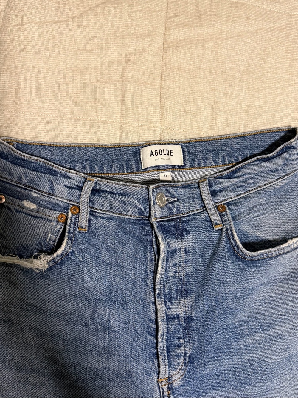 Agolde Riley Long Jeans - Picture 3 of 5